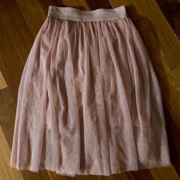 MESH Chiffon Princess Skirt in Buff - Picture 2 of 4